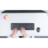 Trust TKM-350 klávesnica myš vrátane Office RF Wireless QWERTZ nemecká čierna