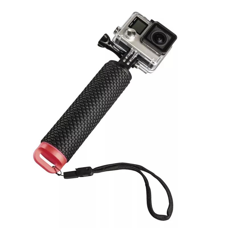 Monopod Hama 00004458 1/4 palca plast čierna červená výška 19 cm