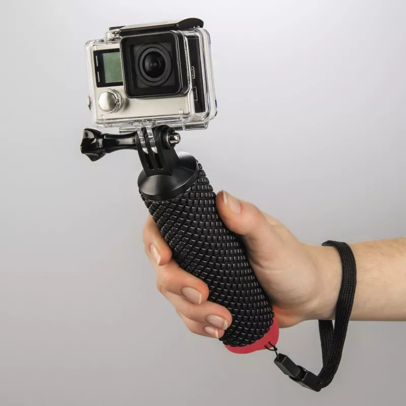 Monopod Hama 00004458 1/4 palca plast čierna červená výška 19 cm