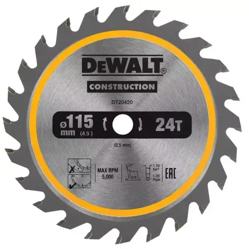 Kotúčový pílový list DeWALT DT20420-QZ 11,5 cm na drevo