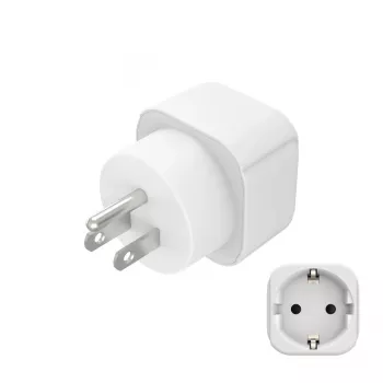 Hama 00223438 adaptér sieťovej zástrčky Type B Type C (eurozástrčka)+Type F biela