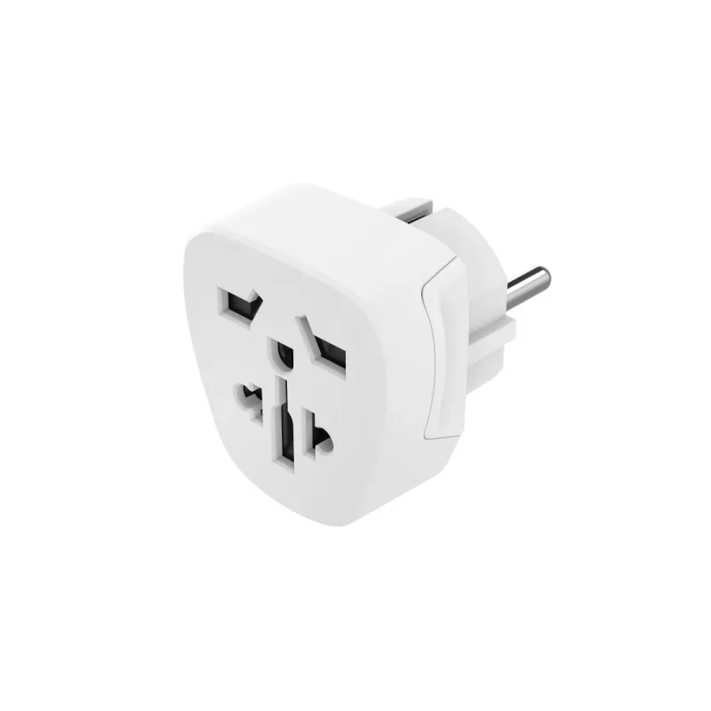 Hama 00223456 sieťový adaptér typ E/F hybrid univerzálny biely