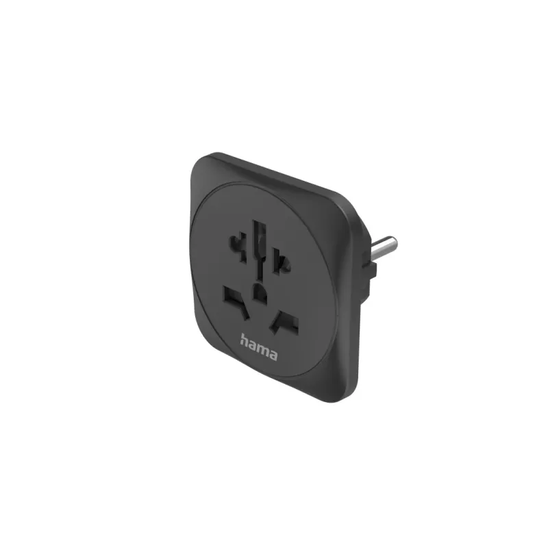 Hama 00223454 adaptér sieťovej zástrčky typ E/F hybrid univerzálny čierny