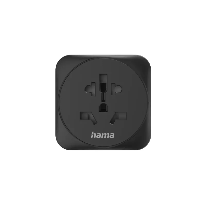 Hama 00223454 adaptér sieťovej zástrčky typ E/F hybrid univerzálny čierny