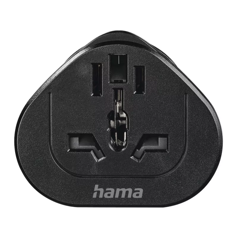Hama 00223454 adaptér sieťovej zástrčky typ E/F hybrid univerzálny čierny