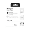 mophie essentials 20W USB-C PD napájací zdroj univerzálny biela AC rýchle nabíjanie interiér