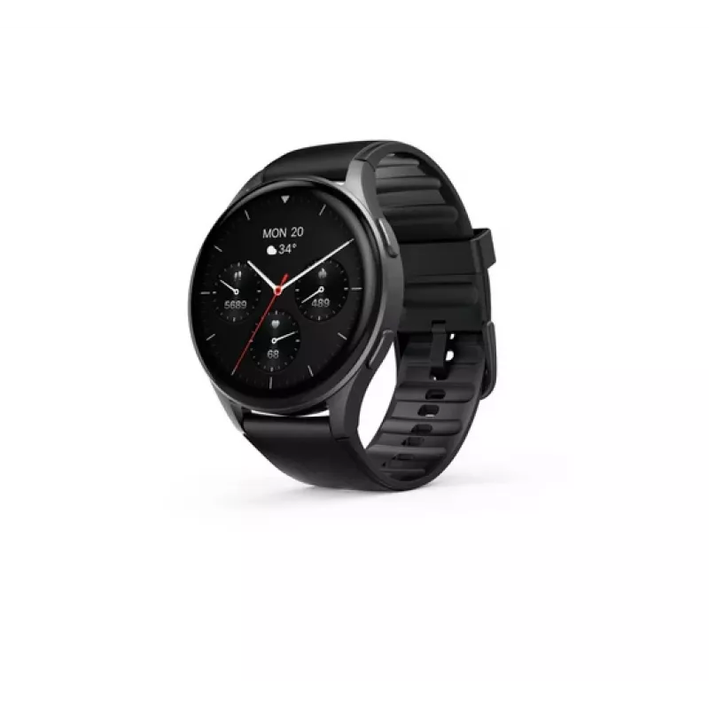 Hama Smartwatch 8900 3,63 cm (1,43 inch) AMOLED 45 mm digitálne 466 x 466 pixelov dotykový displej čierna GPS (satelit)