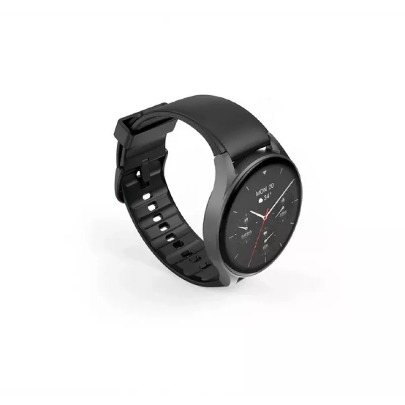 Hama Smartwatch 8900 3,63 cm (1,43 inch) AMOLED 45 mm digitálne 466 x 466 pixelov dotykový displej čierna GPS (satelit)