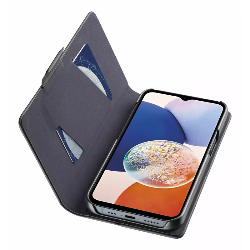 Folio puzdro Cellularline Galaxy A15 magnetické zatváranie čierna