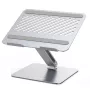 Stojan na notebook UGREEN 40291 strieborná hliník, max. výška 20,1 cm, sklon 0–180°, doska 280×223 mm, pre 17,3