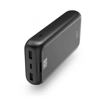 Hama 00201710 power banka lítium-polymérová (LiPo) 20000 mAh antracitová
