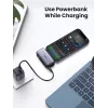 Powerbank UGREEN 35338, 5000 mAh, sivá, prenosná batéria pre smartfóny, výstup pre jedno zariadenie