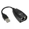 Techly IUSB-EXTENDTY5 predlžovač USB cez kábel Cat.5e/6 do 50 m, USB na RJ-45, čierny