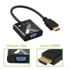 Techly káblový adaptér konvertor HDMI na VGA čierny 0,1 m 1920x1200 60 Hz