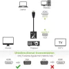 Techly káblový adaptér konvertor HDMI na VGA čierny 0,1 m 1920x1200 60 Hz