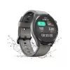 Hama Smartwatch 9000 00178627, 1,43 palca (3,63 cm) AMOLED, GPS, úložisko hudby, vodotesné, silikónový remienok, antracitové