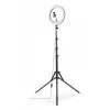Hama SpotLight Steady 120 III 00004678 LED kruhové svetlo so statívom pre smartfón