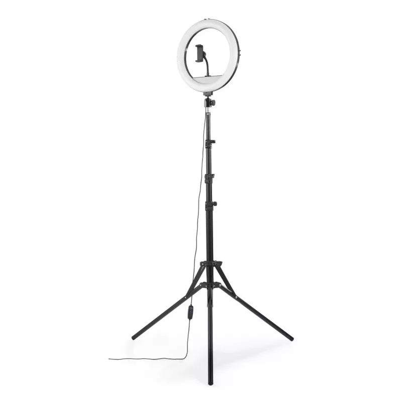 Hama SpotLight Steady 120 III 00004678 LED kruhové svetlo so statívom pre smartfón