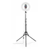 Hama SpotLight Steady 120 III 00004678 LED kruhové svetlo so statívom pre smartfón
