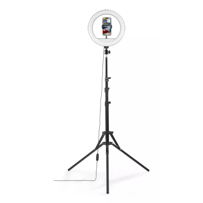 Hama SpotLight Steady 120 III 00004678 LED kruhové svetlo so statívom pre smartfón