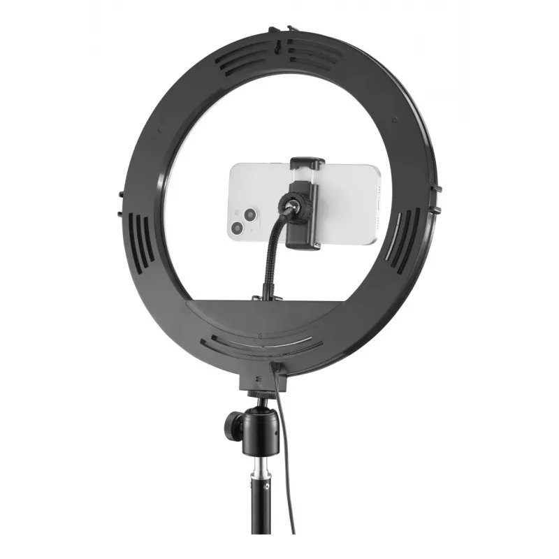 Hama SpotLight Steady 120 III 00004678 LED kruhové svetlo so statívom pre smartfón