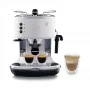 Kávovar na espresso De’Longhi ECO 311.W — manuálny 15 bar, 1,4 l nádrž na vodu, 2 šálky, funkcia udržiavania teploty, stolný prístroj