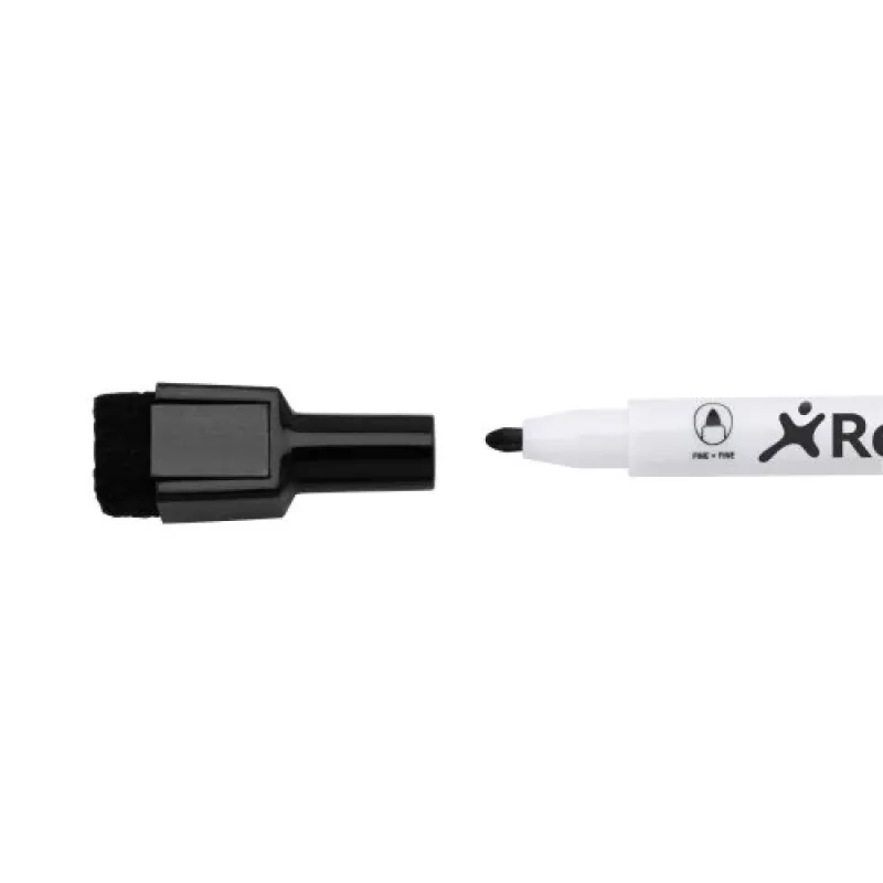 Rexel magnetické fixky na bielu tabuľu čierna 6 kusov