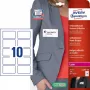 Avery L4785-20 samolepiaca etiketa zaoblený obdĺžnik odnímateľná biela 200 kusov