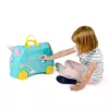 Kufrík Trunki Una jednorožec 4 kolieska 18 L ružový tyrkysový žltý