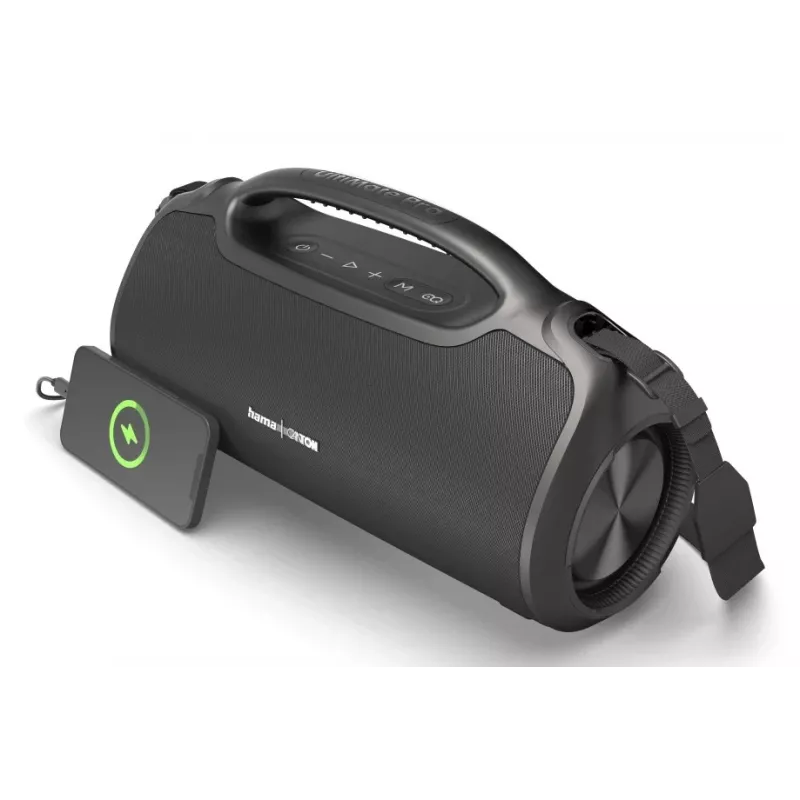Párty reproduktor HAMA UltiMate Pro 120 W, bezdrôtový Bluetooth, vodotesný, vstavaná batéria, USB-C nabíjanie