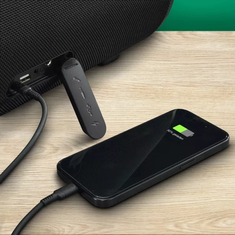 Párty reproduktor HAMA UltiMate Pro 120 W, bezdrôtový Bluetooth, vodotesný, vstavaná batéria, USB-C nabíjanie