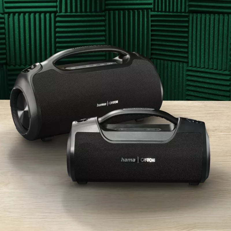 Párty reproduktor HAMA UltiMate Pro 120 W, bezdrôtový Bluetooth, vodotesný, vstavaná batéria, USB-C nabíjanie