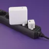 Hama 00201981 mobilná nabíjačka headset, powerbanka, smartfón, tablet biela AC rýchle nabíjanie interiér