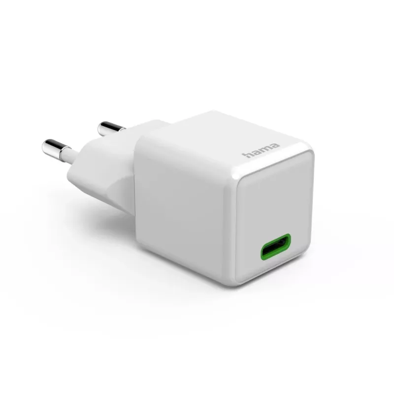 Nabíjačka interiérová Hama 00201980 rýchle nabíjanie biela USB Type-C