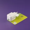 Nabíjačka interiérová Hama 00201980 rýchle nabíjanie biela USB Type-C