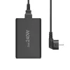 Nabíjacia stanica HAMA 201977, 240W celkom, 4× USB-C, 1× USB-A, čierna