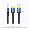 Vention Bavlnou opletený kábel HDMI 2.1, 8K 60Hz/4K 120Hz, M/M, 3 m, modrý
