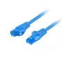 Sieťový kábel Lanberg PCF6A-10CC-2000-B RJ-45 Cat6a 20 m modrý