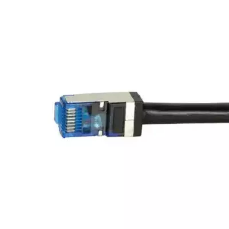 Sieťový kábel LogiLink CQ7033S RJ-45 Cat6a 1 m čierny