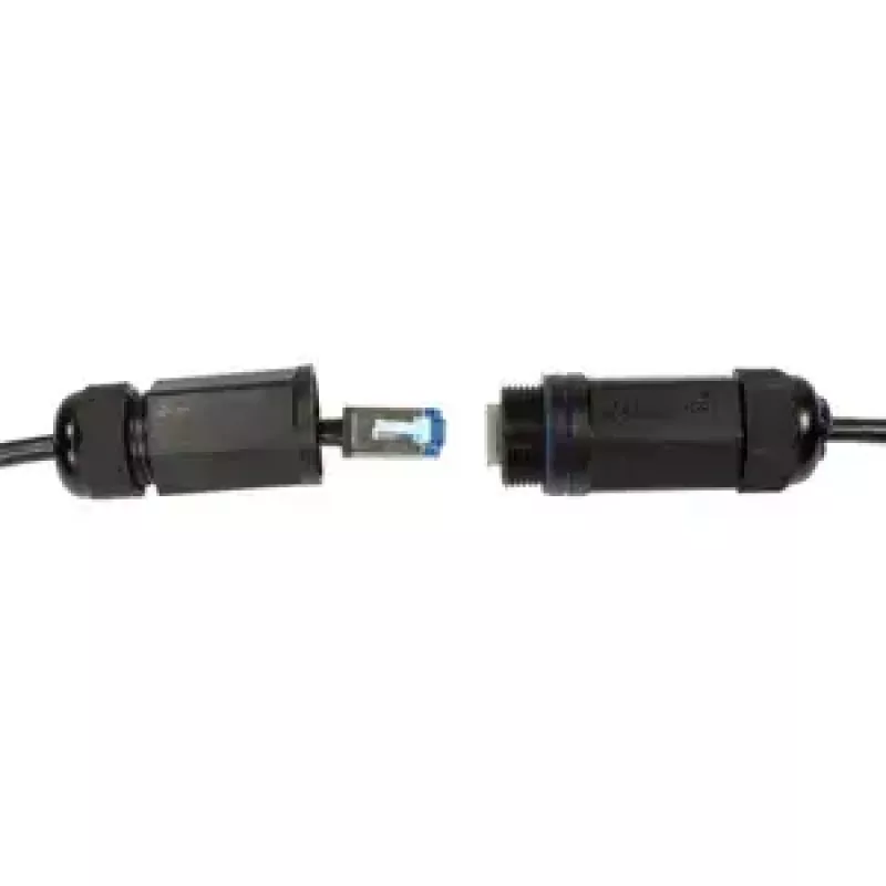 Sieťový kábel LogiLink CQ7033S RJ-45 Cat6a 1 m čierny