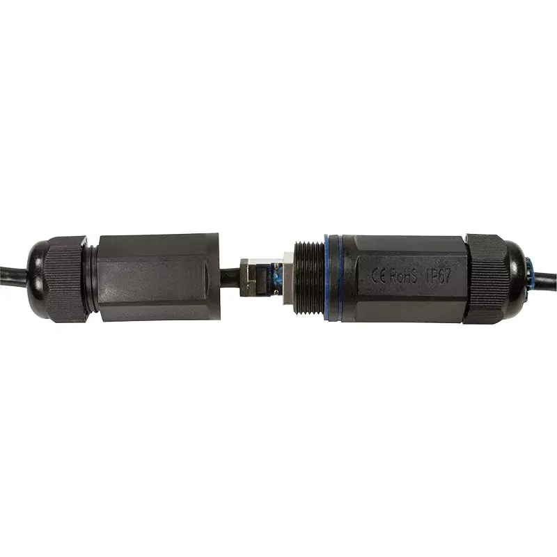 Sieťový kábel LogiLink CQ7123S RJ-45 Cat6a 30 m čierny