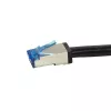 Sieťový kábel LogiLink CQ7123S RJ-45 Cat6a 30 m čierny