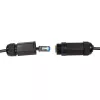 Sieťový kábel LogiLink CQ7143S RJ-45 Cat6a 50 m čierny