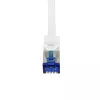 Sieťový kábel LogiLink C6A071S RJ-45 Cat6a 5 m biely