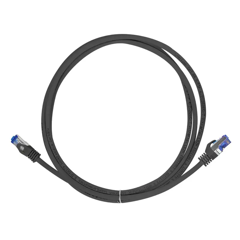 Sieťový kábel LogiLink C6A073S RJ-45 Cat6a 5 m čierny