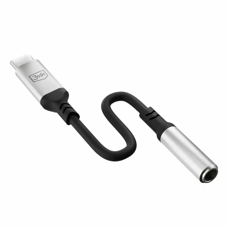 3,5 mm USB kábel 3MK jack 3,5 mm 1 ks USB-C na jack 3,5 mm