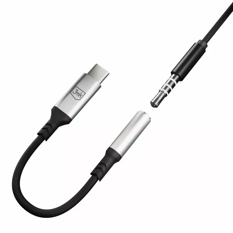 3,5 mm USB kábel 3MK jack 3,5 mm 1 ks USB-C na jack 3,5 mm