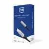 3,5 mm USB kábel 3MK jack 3,5 mm 1 ks USB-C na jack 3,5 mm