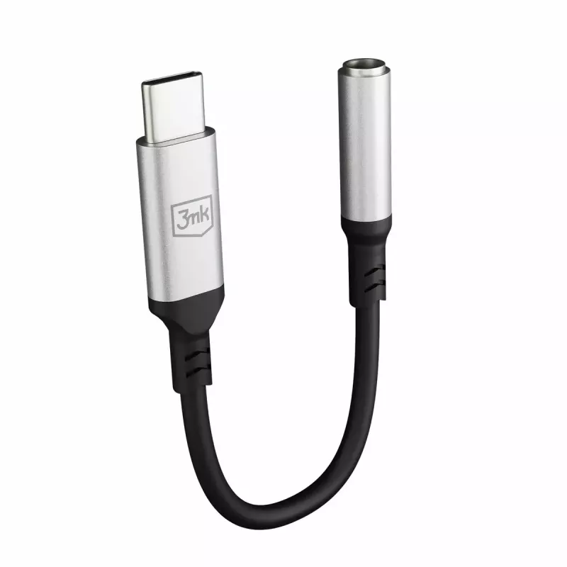 3,5 mm USB kábel 3MK jack 3,5 mm 1 ks USB-C na jack 3,5 mm