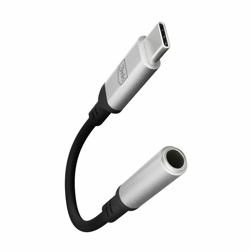 3,5 mm USB kábel 3MK jack 3,5 mm 1 ks USB-C na jack 3,5 mm